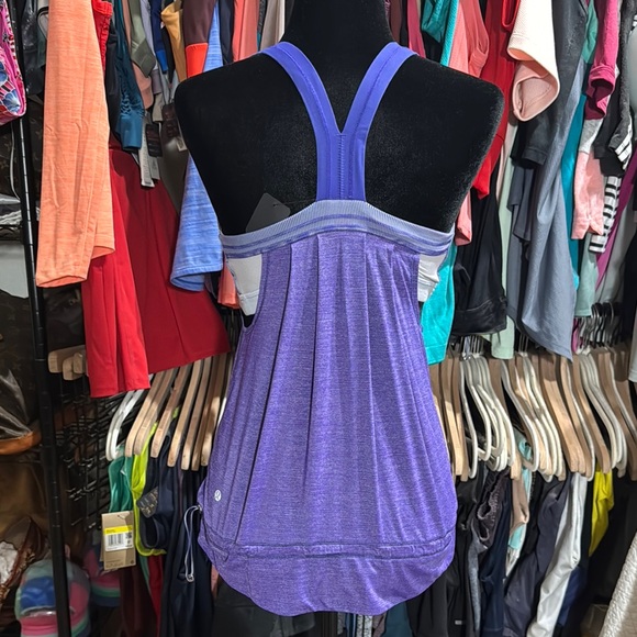 Lululemon Rest Less Tank in "Heathered Bruised Berry” - Picture 5 of 6